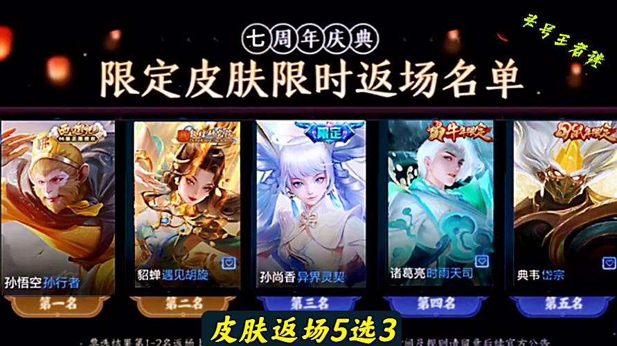 12号5限定返场，限时点券开启，全服永久史诗别错过，礼品卡上线